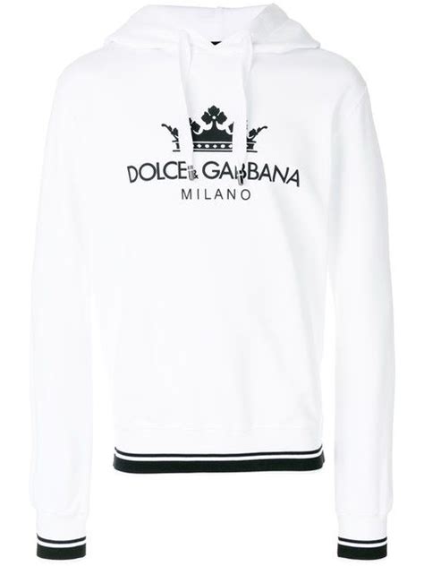 dolce and gabbana white jumper